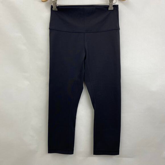 Lululemon Pants - Lululemon Wunder Under Crop (Hi-Rise) *Full-On Luxtreme 21" Size 6 Black